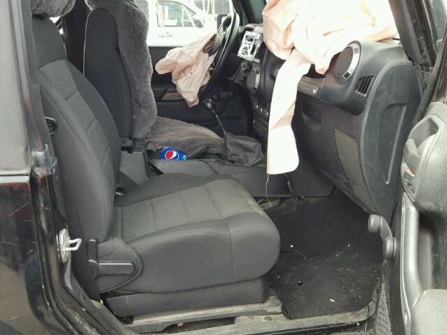 1C4AJWAG5CL136515 - 2012 JEEP WRANGLER S BLACK photo 5