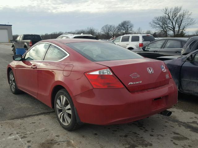 1HGCS12318A027428 - 2008 HONDA ACCORD LX- RED photo 3