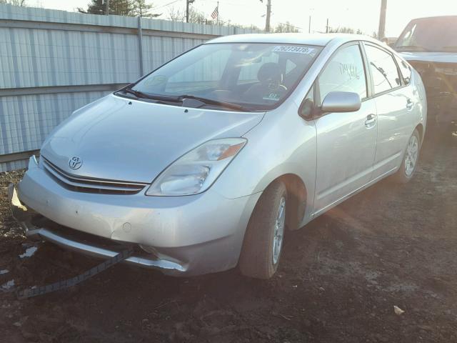 JTDKB20UX57048105 - 2005 TOYOTA PRIUS SILVER photo 2