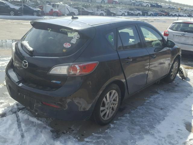 JM1BL1M88C1646035 - 2012 MAZDA 3 I BLACK photo 4