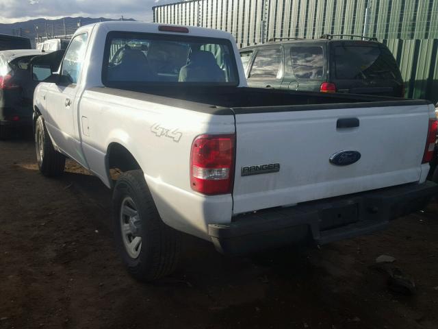 1FTYR11U87PA90676 - 2007 FORD RANGER WHITE photo 3