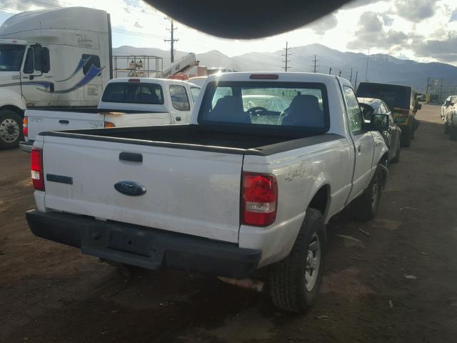 1FTYR11U87PA90676 - 2007 FORD RANGER WHITE photo 4