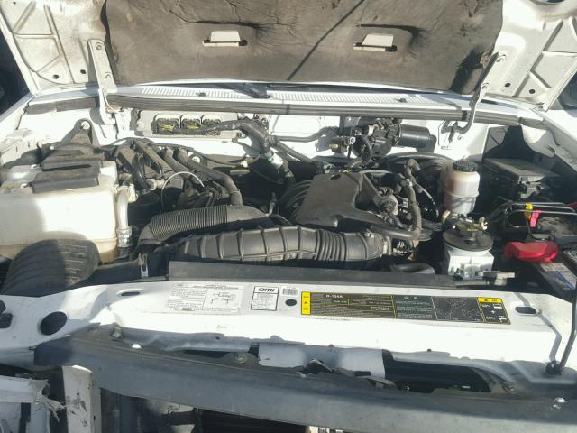 1FTYR11U87PA90676 - 2007 FORD RANGER WHITE photo 7