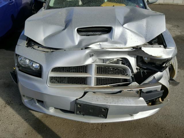 2B3LA73W38H154729 - 2008 DODGE CHARGER SR SILVER photo 7