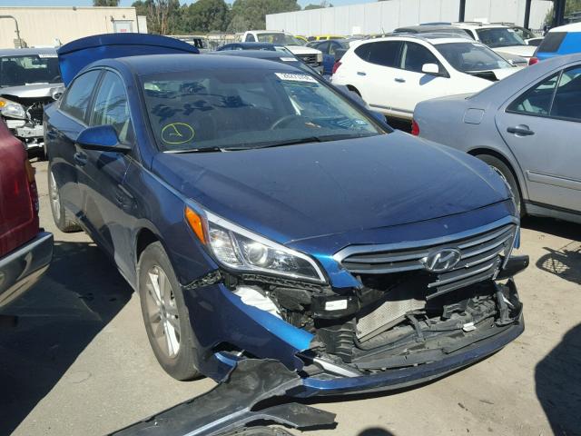 5NPE24AF3HH523229 - 2017 HYUNDAI SONATA SE BLUE photo 1