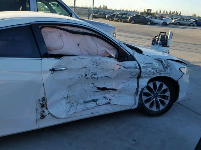 1HGCT1B36EA003702 - 2014 HONDA ACCORD LX- WHITE photo 9