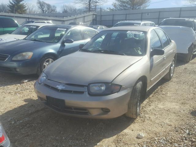 1G1JC52F337112127 - 2003 CHEVROLET CAVALIER GOLD photo 2