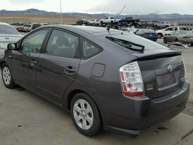 JTDKB20U873242531 - 2007 TOYOTA PRIUS SILVER photo 3