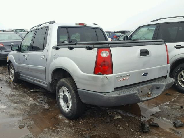 1FMZU77E41UC29695 - 2001 FORD EXPLORER S SILVER photo 3