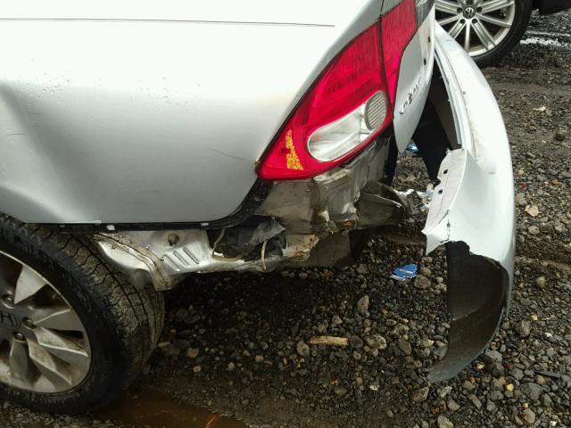 19XFA1F8XAE064792 - 2010 HONDA CIVIC EX ვერცხლისფერი ფოტო 9