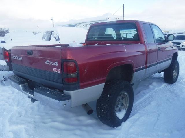 3B7HF13Y2XG173551 - 1999 DODGE RAM 1500 RED photo 4