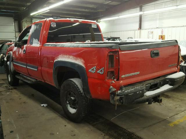 1GCHK29173E326907 - 2003 CHEVROLET SILVERADO RED photo 3