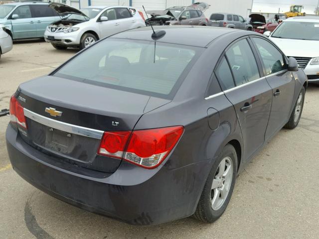 1G1PC5SB1F7151388 - 2015 CHEVROLET CRUZE LT GRAY photo 4