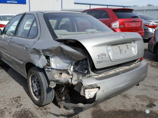 3N1CB51D85L468772 - 2005 NISSAN SENTRA 1.8 BEIGE photo 9