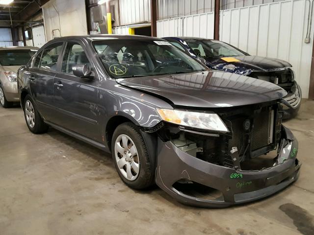 KNAGE228195302750 - 2009 KIA OPTIMA LX GRAY photo 1