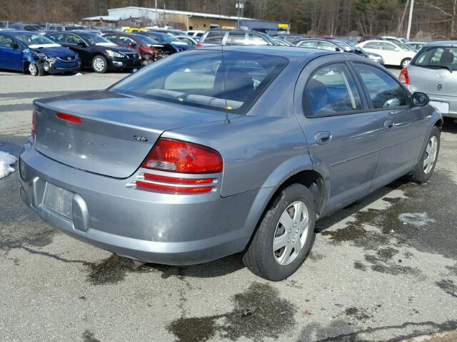 1B3EL46X76N246291 - 2006 DODGE STRATUS SX GRAY photo 4