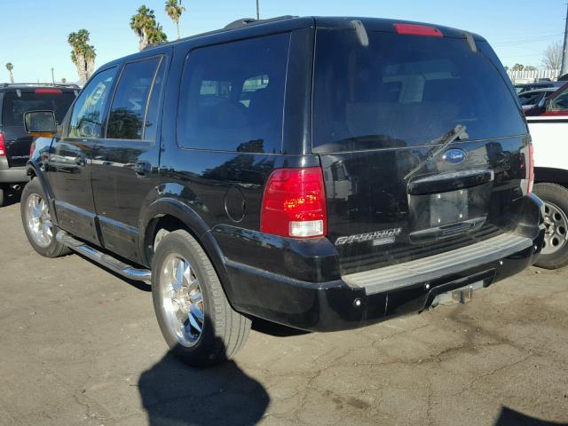 1FMFU17L34LB62046 - 2004 FORD EXPEDITION BLACK photo 3