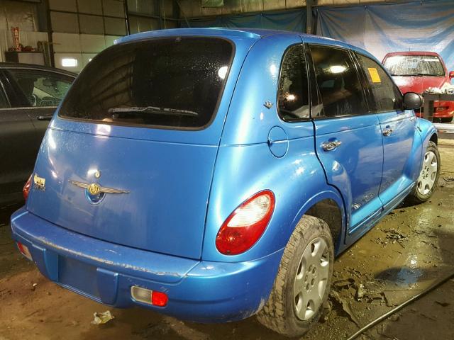 3A8FY48BX8T115616 - 2008 CHRYSLER PT CRUISER BLUE photo 4