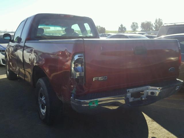 1FTZX17271NB21886 - 2001 FORD F150 RED photo 3