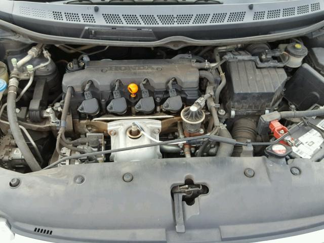 2HGFA16838H300845 - 2008 HONDA CIVIC EX შავი ფოტო 7