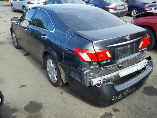 JTHBJ46G672039156 - 2007 LEXUS ES 350 GRAY photo 3