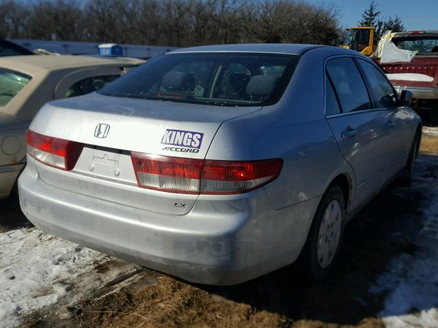 1HGCM56343A113255 - 2003 HONDA ACCORD LX SILVER photo 4