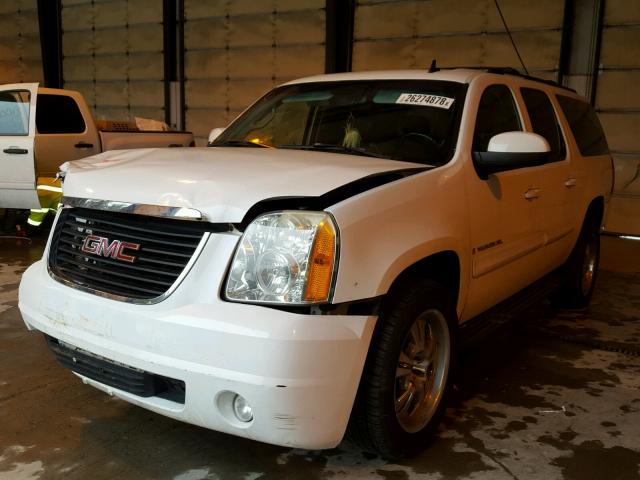 1GKFK16377J203052 - 2007 GMC YUKON XL K WHITE photo 2