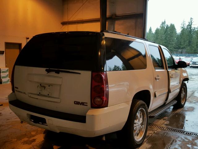 1GKFK16377J203052 - 2007 GMC YUKON XL K WHITE photo 4