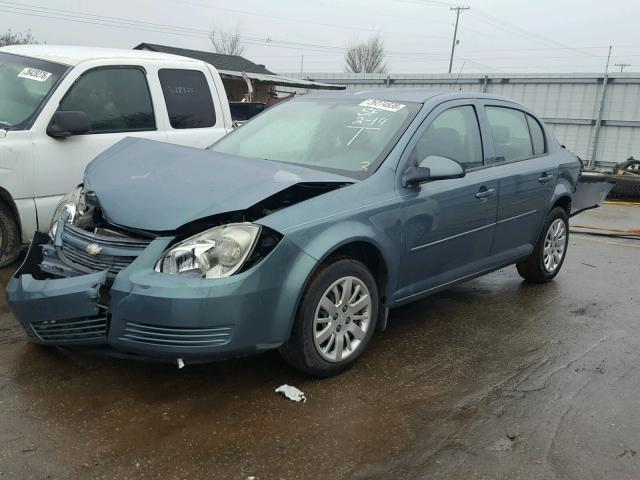 1G1AD5F54A7165379 - 2010 CHEVROLET COBALT 1LT BLUE photo 2