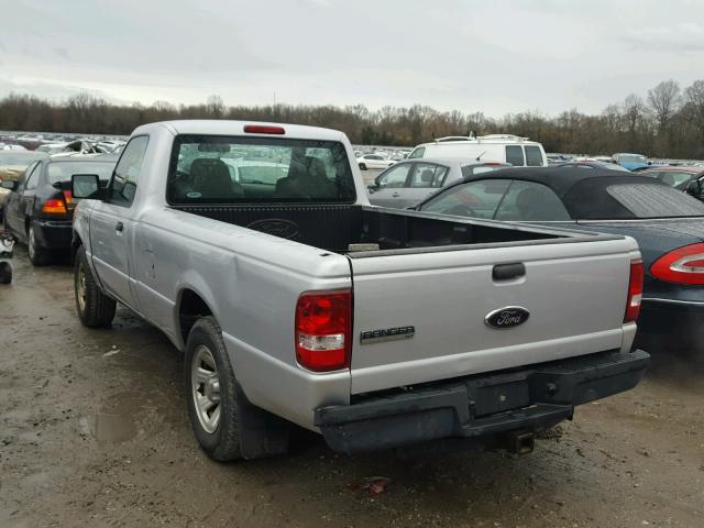 1FTYR10D69PA25734 - 2009 FORD RANGER SILVER photo 3