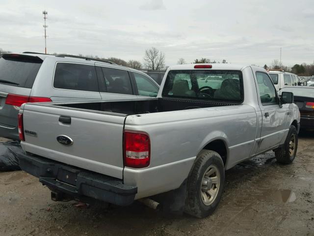 1FTYR10D69PA25734 - 2009 FORD RANGER SILVER photo 4