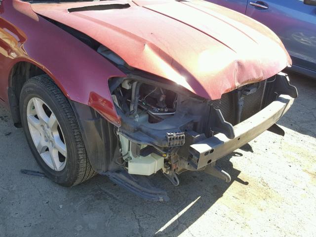 1N4AL11D35C149842 - 2005 NISSAN ALTIMA S RED photo 9