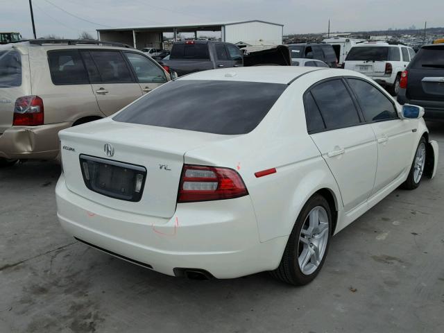 19UUA66228A014385 - 2008 ACURA TL WHITE photo 4