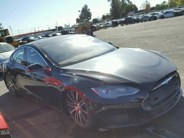5YJSA1DP5DFP06309 - 2013 TESLA MODEL S BLACK photo 1