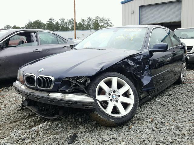 WBABN33423PG61695 - 2003 BMW 325 CI BLUE photo 2