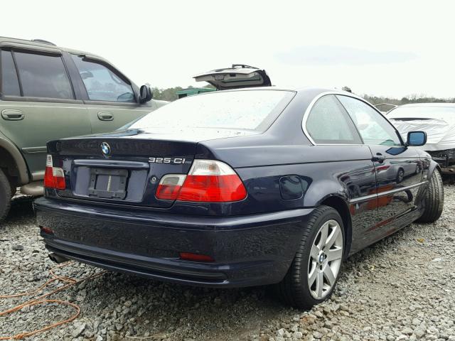 WBABN33423PG61695 - 2003 BMW 325 CI BLUE photo 4