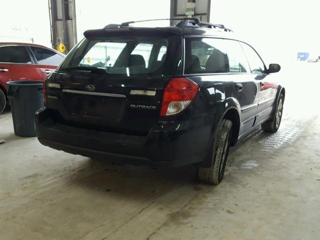 4S4BP61C487343599 - 2008 SUBARU OUTBACK 2. BLACK photo 4