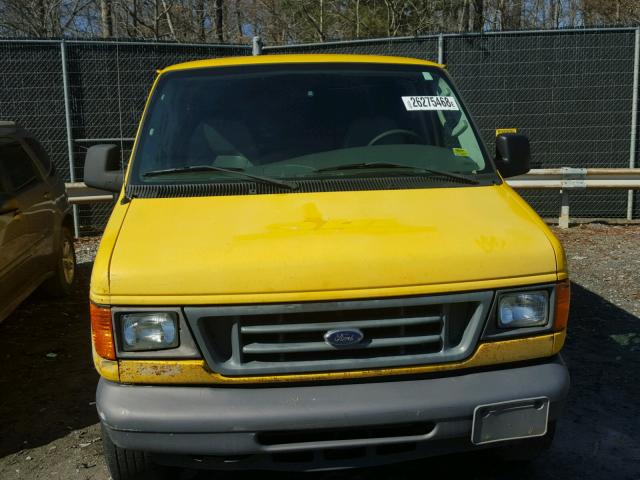 1FTNE24W86HA41939 - 2006 FORD ECONOLINE YELLOW photo 9