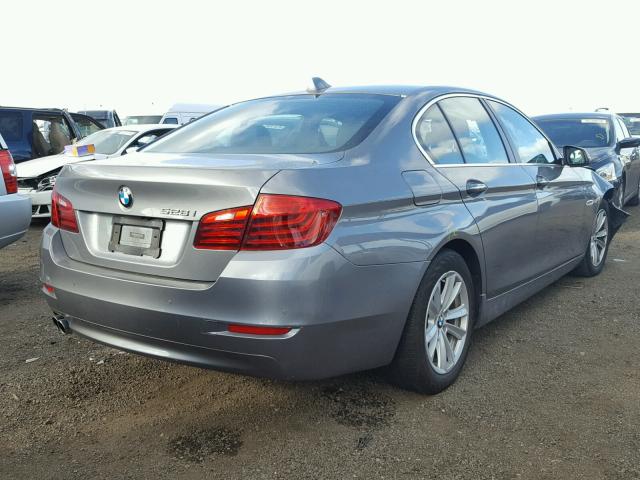 WBA5A5C54ED500912 - 2014 BMW 528 I GRAY photo 4