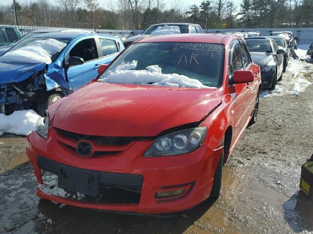 JM1BK34M471753469 - 2007 MAZDA SPEED 3 RED photo 2