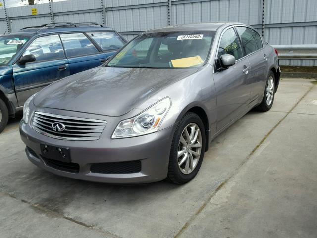 JNKBV61E78M228670 - 2008 INFINITI G35 GRAY photo 2