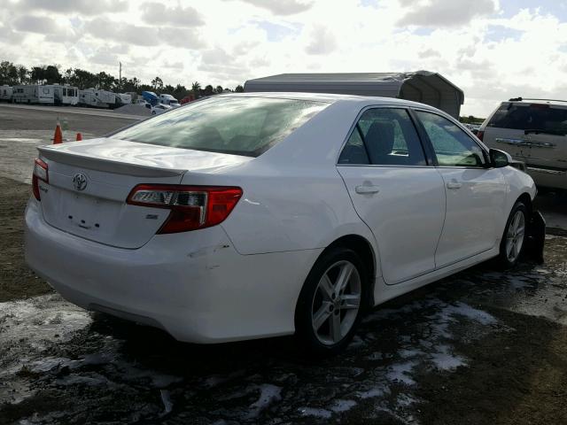 4T1BF1FK0CU175038 - 2012 TOYOTA CAMRY BASE WHITE photo 4