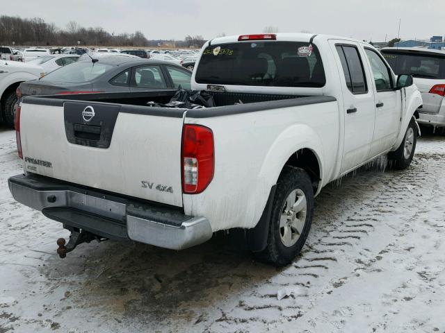 1N6AD0FV7BC439755 - 2011 NISSAN FRONTIER S WHITE photo 4