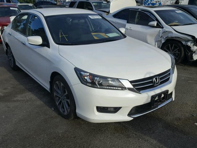 1HGCR2F55FA273814 - 2015 HONDA ACCORD SPO WHITE photo 1