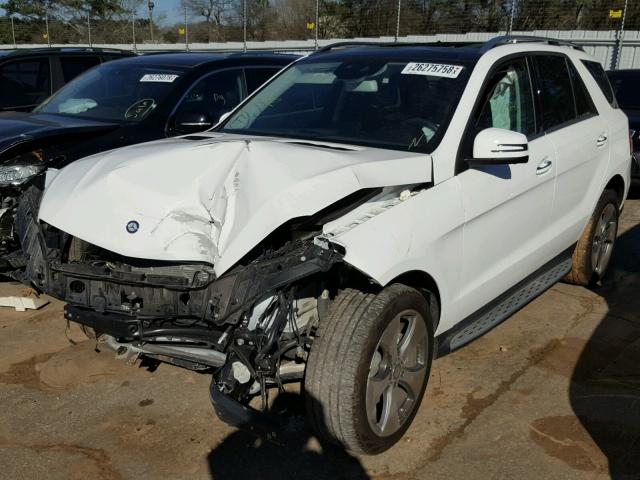 4JGDA5JB9GA682520 - 2016 MERCEDES-BENZ GLE 350 WHITE photo 2