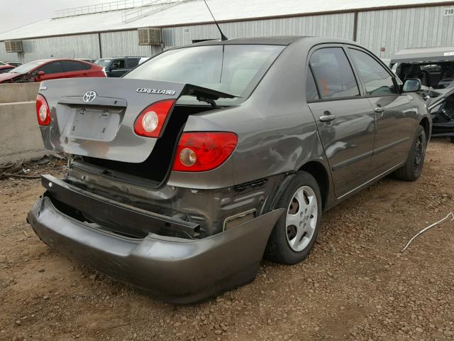 1NXBR32E57Z856370 - 2007 TOYOTA COROLLA CE GRAY photo 4