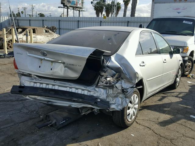 4T1BE32K76U743214 - 2006 TOYOTA CAMRY LE SILVER photo 4