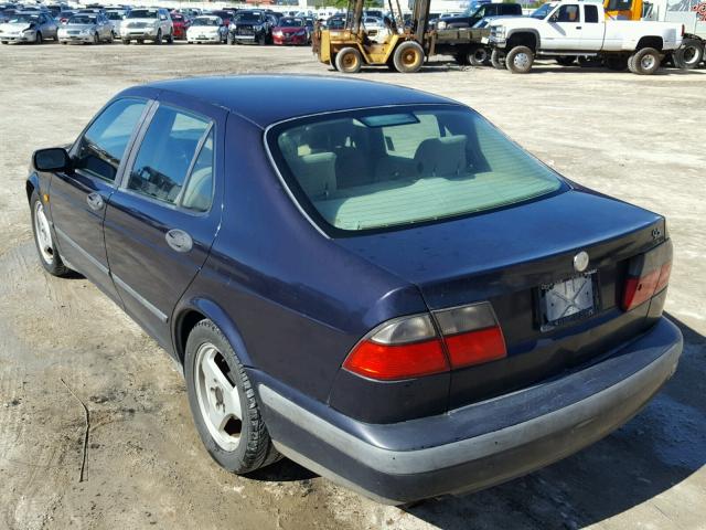 YS3ED45E3X3000307 - 1999 SAAB 9-5 BLUE photo 3