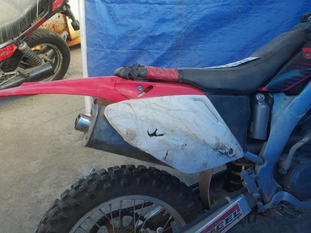 JH2ME11168M400320 - 2008 HONDA CRF250 X RED photo 6