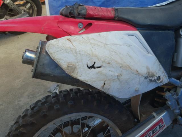 JH2ME11168M400320 - 2008 HONDA CRF250 X RED photo 9